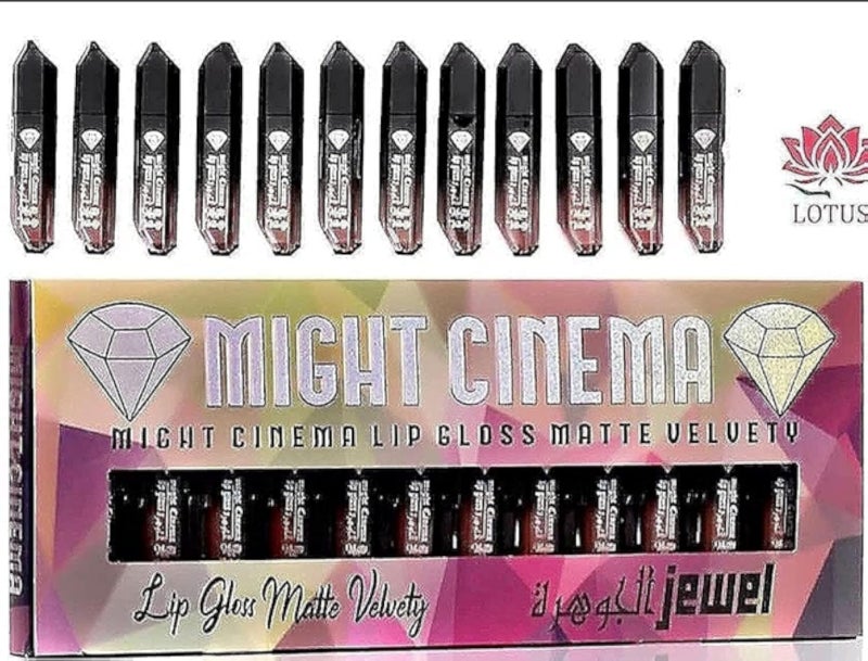 Might Cinema Palette Rouge Mate Al Jawhara 12 Color Code 1092