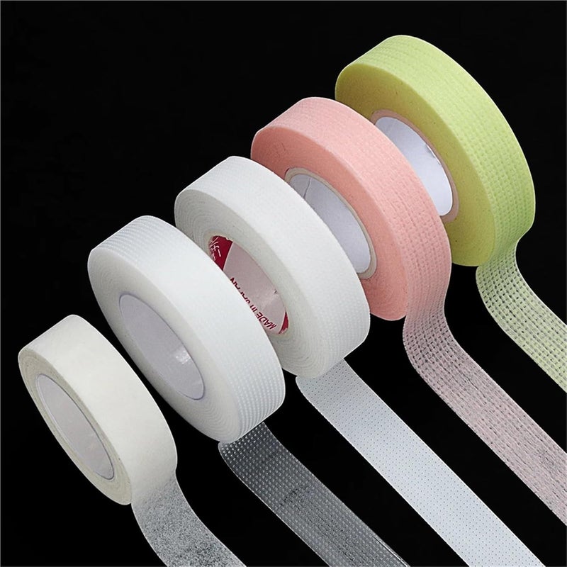 Lash Tape for Eyelash Extensions Transparent PE False Eyelash Extensions Tape Double Eyelid Sticker Non-Woven Fake Lash Eyeliner Tapes(6pcsSquare Purple) - Image 2