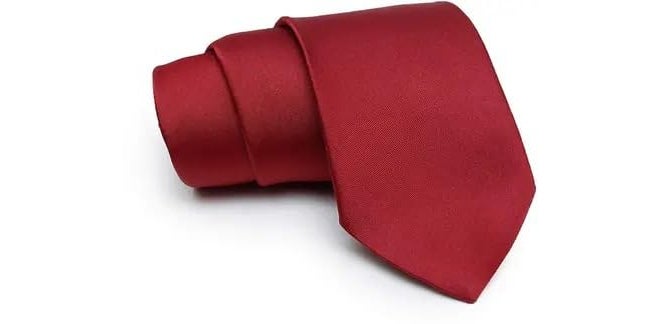 Osking Ties Men's Solid Satin Casual Formal Plain Narror Neck Tie 2.5 Inch Wide Length-58 Inch (Free Size) - Image 2