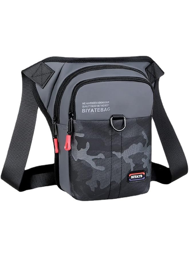 PROMASS promass Men's Shoulder Bag, Travel Waist Bag, Waterproof Waist Leg Bag, Waist Bag for Hiking Cycling for Hiking, Travel & Outdoor Activities  - Image 1