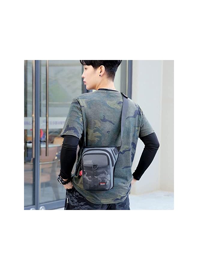 PROMASS promass Men's Shoulder Bag, Travel Waist Bag, Waterproof Waist Leg Bag, Waist Bag for Hiking Cycling for Hiking, Travel & Outdoor Activities  - Image 3