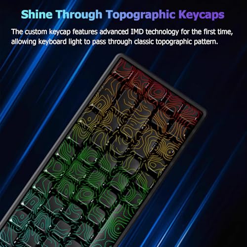 Hyekit EWEADN Tank68 Pro Rapid Trigger Magnetic Switch Wired Gaming Mechanical Keyboard, Aluminum Alloy Housing, Adjustable Actuation, 8K Hz Polling Rate, Hall Effect Gasket-Mounted, RGB HotSwap - Image 4
