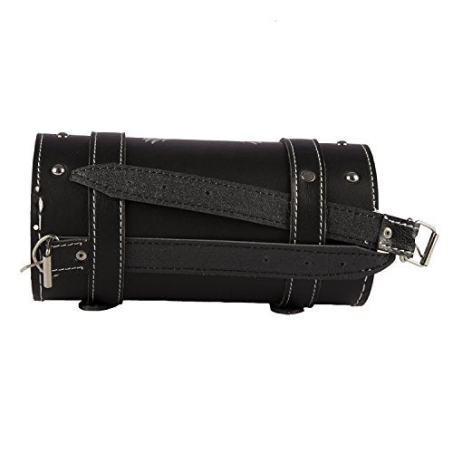 Autofy Silver Eagle/Hawk Print Universal Side Bag/Saddle/Travel Bag/Carrier for All Bikes (Black) (BABAG0001) - Image 2