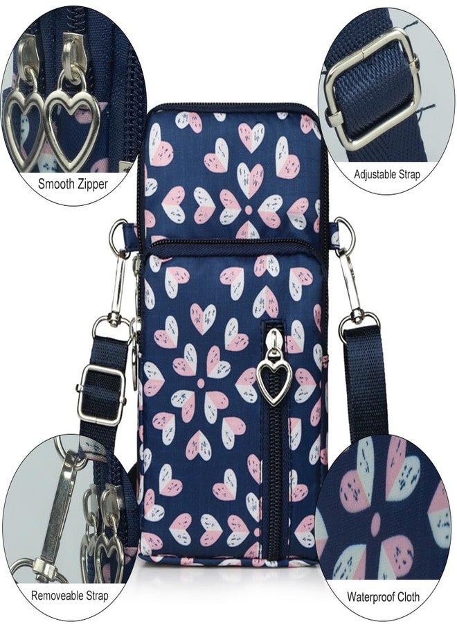 JANKS Universal Small Crossbody Bag for Women, Nylon Mini Phone Wallet Shoulder Bag Arm Bag Side Cell Phone Purse Over the Shoulder Purse Compatible for iPhone/Samsung Galaxy - Image 4