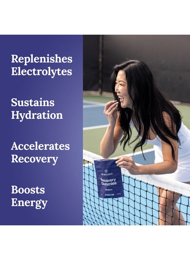 For Wellness Electrolyte Recovery Gummies™ Hydration, Blueberry Flavor (30 Gummies) - Supports Exercise Recovery and Boosts Energy - Image 3