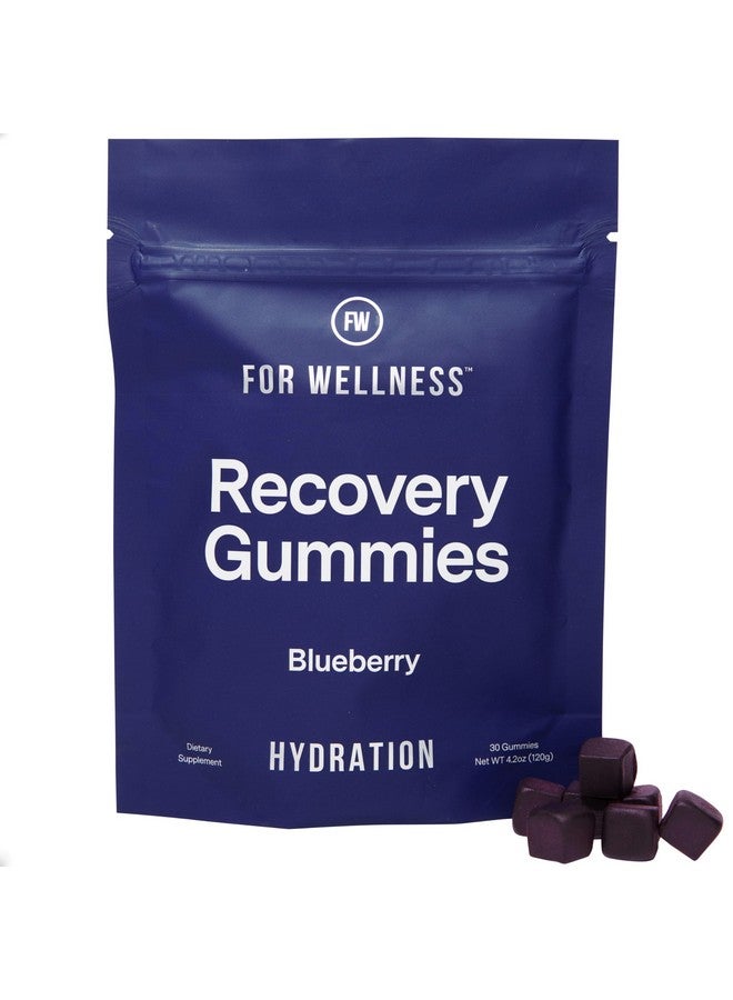 For Wellness Electrolyte Recovery Gummies™ Hydration, Blueberry Flavor (30 Gummies) - Supports Exercise Recovery and Boosts Energy - Image 1