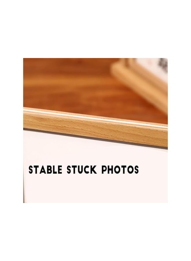 The Bros Wooden 360° Rotating Photo Frame, Horizontal and Vertical Display Simple Style (6-Inch, 2Pcs) - Image 5