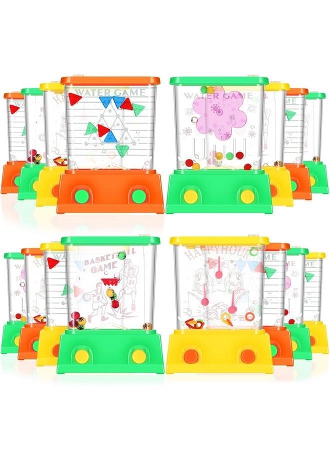 Zhanmai 16 قطعة لعبة مائية محمولة حلقة رمي الماء طاولات مائية لألعاب الشاطئ هدايا الحفلات لعبة ممتعة ترفيه بدون ماء (متنوعة أنيقة) - Image 2
