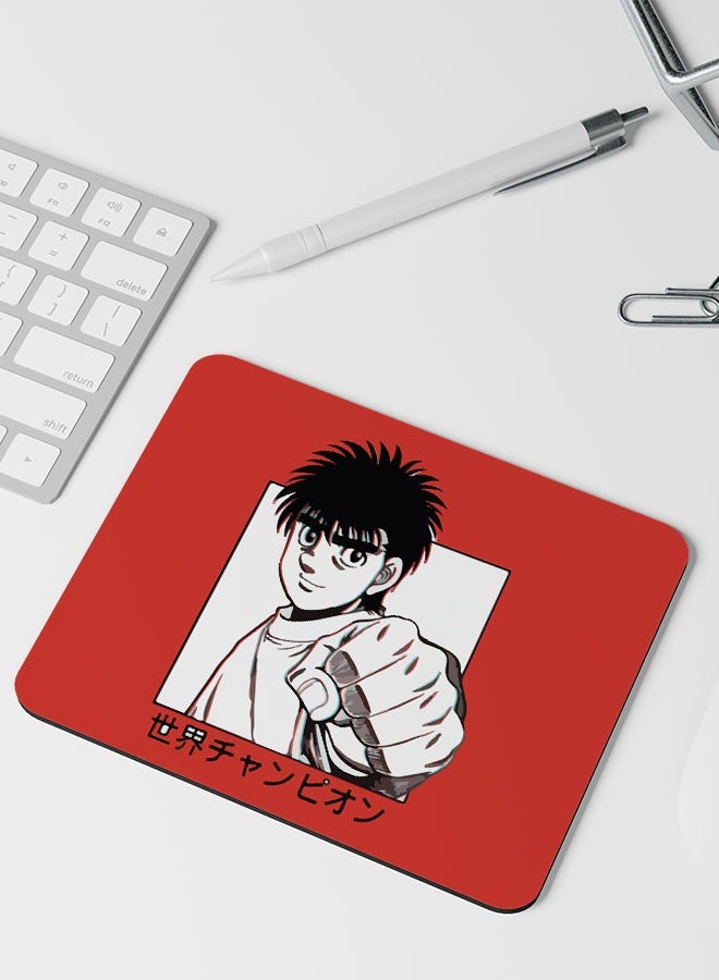 LIT Hajime No Ippo Rectangle Mouse pad Ippo from WFH Accessories Mouse pad Hajime No Ippo Mouse pad Rectangle Japanese Art Boxing Champion Fan Anime Fan Gift - Image 2