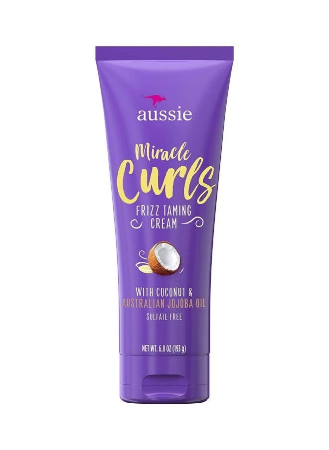 Aussie Miracle Curls Frizz Taming Cream 193grams 