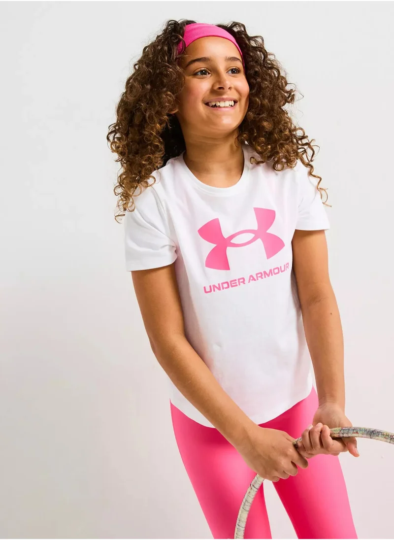اندر ارمور Youth Big Logo T-Shirt