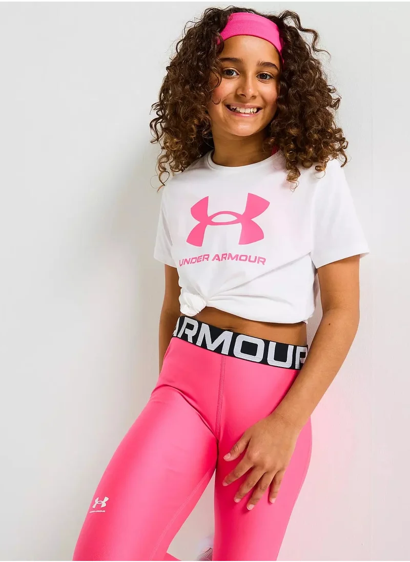 اندر ارمور Youth Big Logo T-Shirt