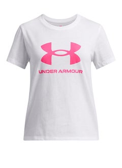 Girls' UA Big Logo Short Sleeve T-shirt - pzsku/Z24BB4CC08789B6361AD8Z/45/_/1739172194/c600d232-a81e-49f0-96ba-ae35d1db8994