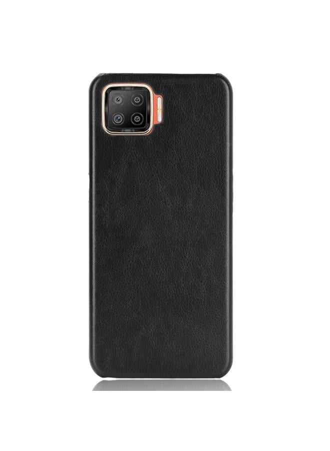 اس-توب جراب لهاتف OPPO F17 / A73 2020 مقاوم للصدمات من مادة الليتشي PC + PU - Image 2