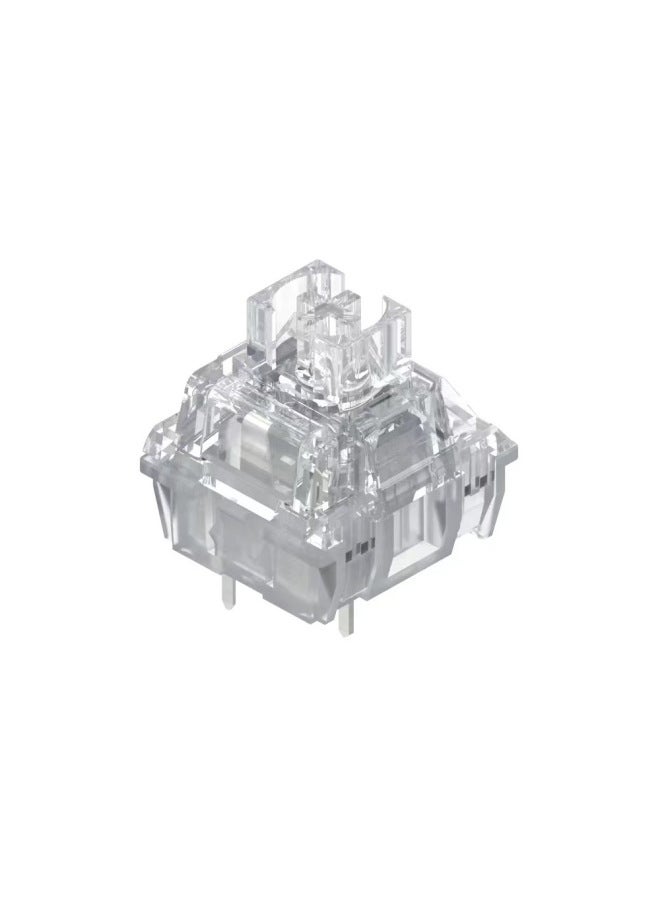 Ttc Keyboard Axis Powder Axis Red Eye Ace Quick Moon White Tea Red Clear Sky Silent Mechanical-Color:Ttc Ice Static Axis V2  - Image 1