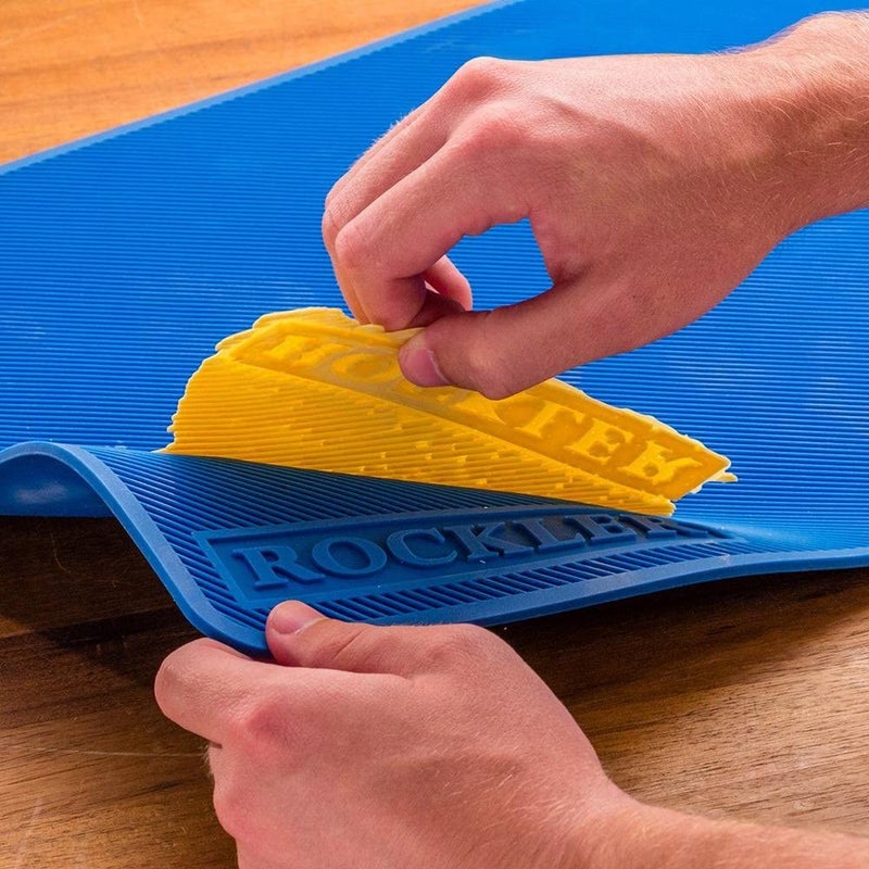 روكلر حصيرة صمغ السيليكون من Rockler (15 بوصة × 30 بوصة) - حصيرة مقاومة للحرارة لطاولة غرفة الطعام في متجر المرآب - حصائر سيليكون سهلة التنظيف للحرف اليدوية - يمكن طيها لسهولة التخزين - Image 4