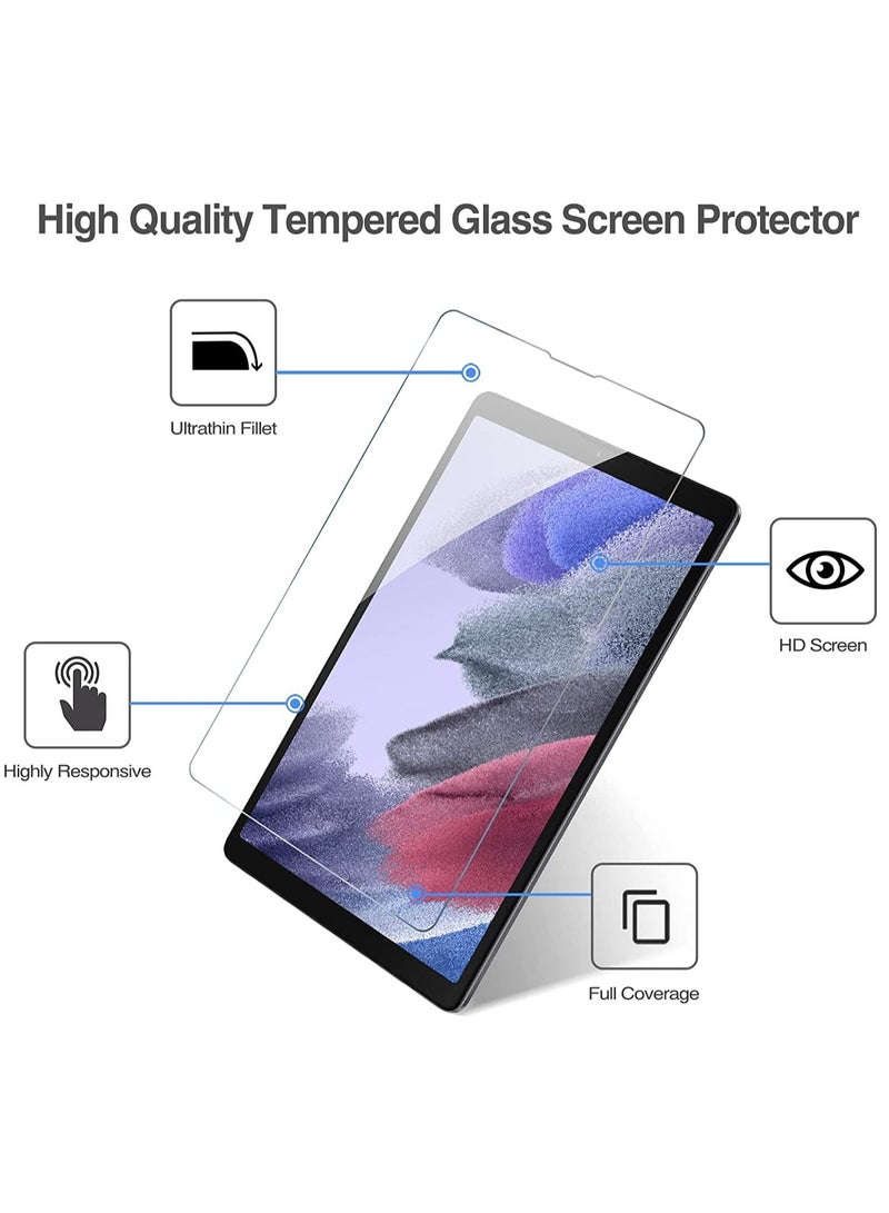 DUSALA Galaxy Tab A7 Lite 8.7 Inch 2021 Screen Protector T220 T225 T227, Tempered Glass Screen Film Guard for Galaxy Tab A7 Lite 8.7" 2021 - Image 4