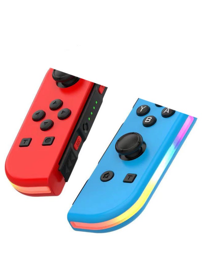 Neutral Switch Left And Right Handle Joycon Small Handle Bluetooth Handle Ns Private Model Game Wireless Rgb Handle With Light - Image 1