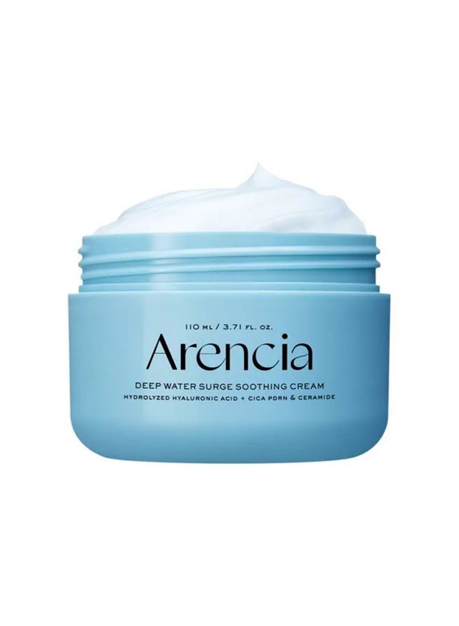 arencia كريم تهدئة عميق للمياه، 3.72 أوقية سائلة، مع حمض الهيالورونيك، سيكا بي دي آر إن وسيراميد - Image 1