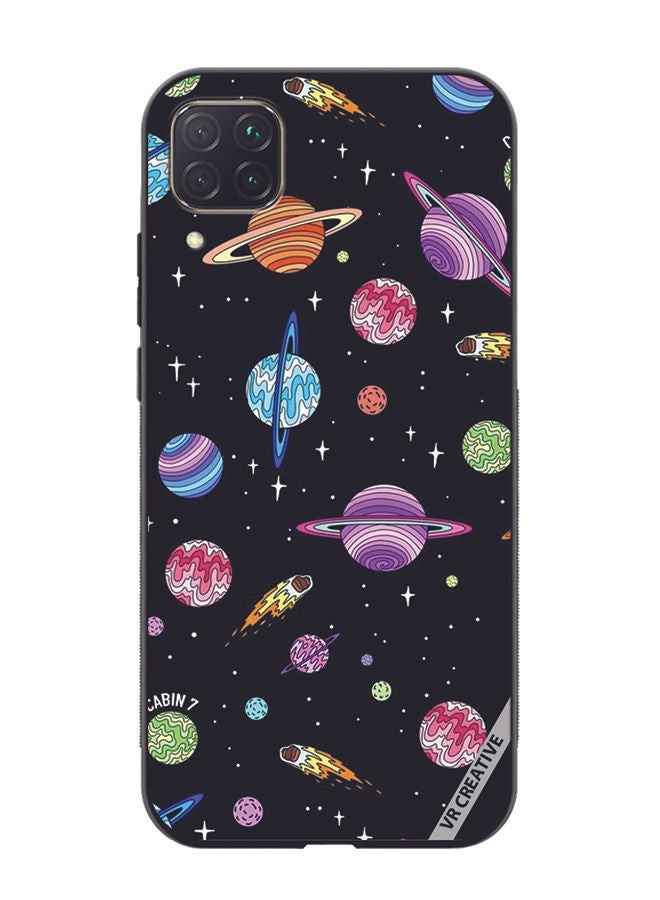 VR CREATIVE Protective Case Cover For Huawei Nova 7i/P40 Lite Astronaut Design Multicolour - Image 1