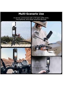 SYOSI For Insta 360 X4 Utility Frame with Silicone Lens Cover for insta360 X4 Accessories, Rig Housing Frame with 1/4" Threads, 2 Cold Shoe Mount and Other Action Camera Accessories  - Image 2
