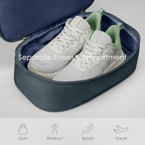 Uselike حقيبة ظهر رياضية Uselike للنساء والرجال، حقيبة رياضية خفيفة الوزن مع قسم للأحذية، حقيبة ظهر مقاومة للماء مع جيب رطب - Image 3