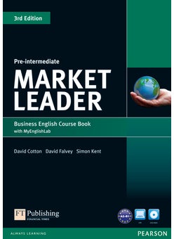 Market Leader 3rd Edition Pre-Intermediate Coursebook with DVD-ROM and MyEnglishLab Student online access code Pack 