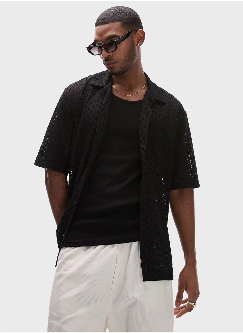 TOPMAN Oversized Relaxed Fit Shirt