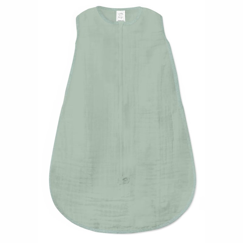 SwaddleDesigns Baby Sleep Sack 0-6 Months  Cotton Muslin Wearable Blanket with 2-Way Zipper  Non-Weighted Sleeping Sack for Safer Sleep  Butterum  Small - Image 4