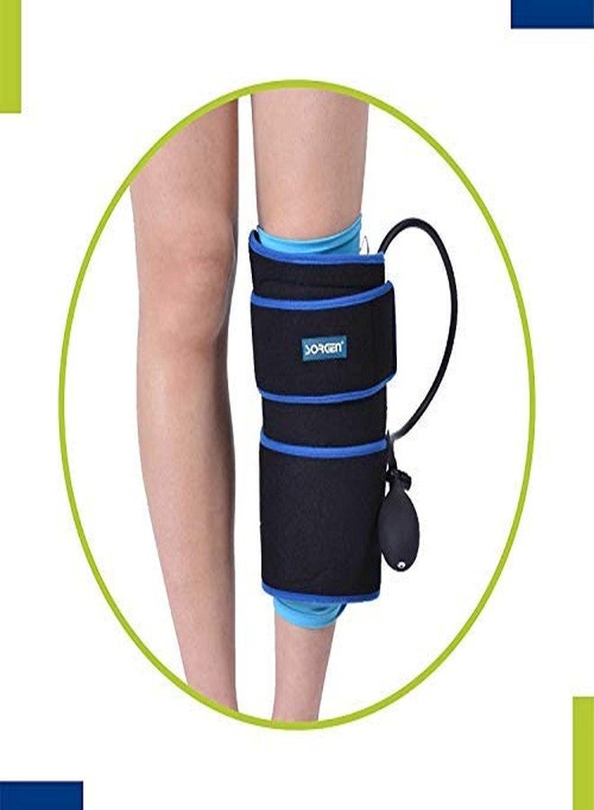 Sorgen Unisex Ankle Cold Compression Wrap- Best Compression Ice Wrap for Achilles Tendon Pain, Foot Sprain & Strain Relief - Sports Injuries (Black) - Image 3