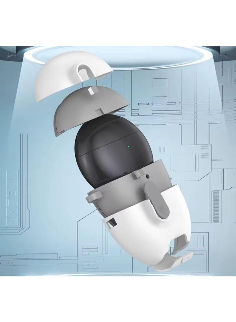 فكرة جراب Fekra سيليكون واقي لسماعات Huawei FreeBuds 7i مع حلقة تعليق (كارابينر) مضاد للضياع – بنفسجي - Image 2