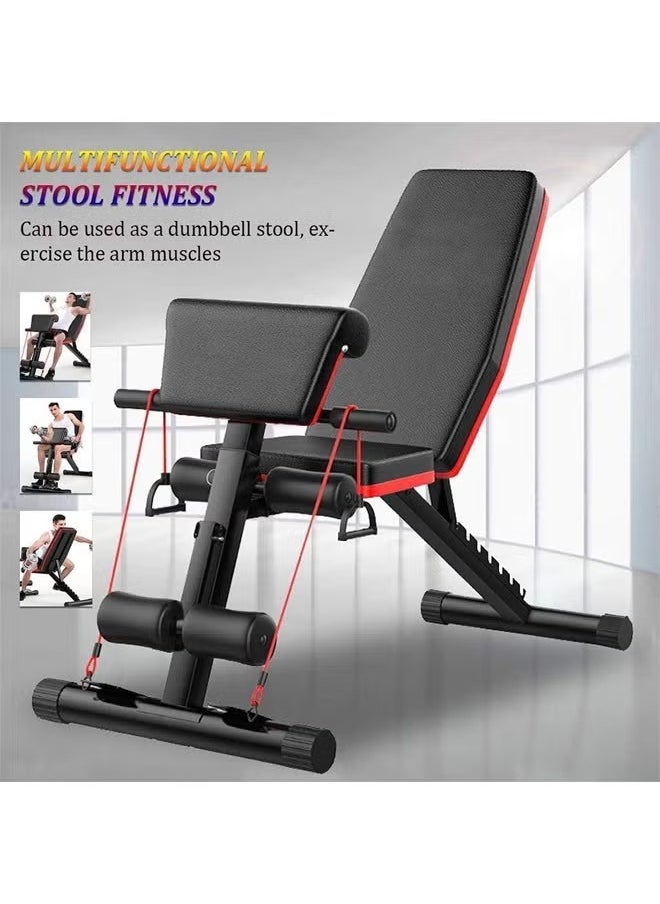 ULHYC Folding and adjustable multi-use exercise and weight lifting bench, Knight model  - Image 3