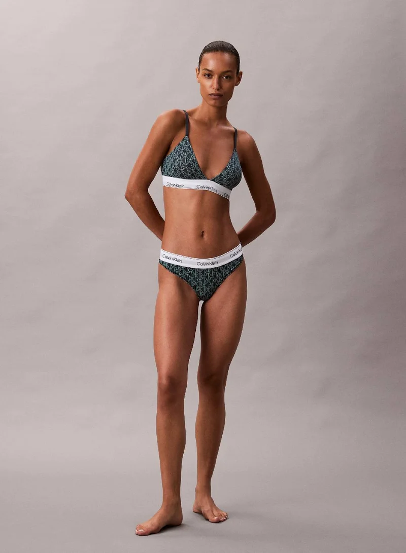 كالفن كلاين سروال داخلي ثونج - آيكون كوتون مودال