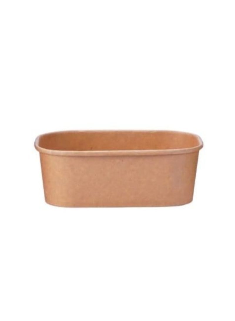 Super Touch Kraft Paper Tub Rectangular 500Ml 1X300Pcs