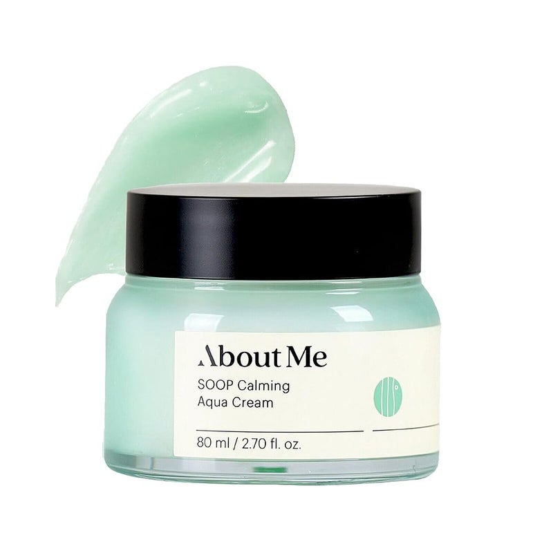 ABOUT ME About Me Soop Calming Aqua Cream  Intense Moisturizing Face Cream for Dry and Sensitive Skin 100 Hours Of Lasting Hydration 80ml27oz