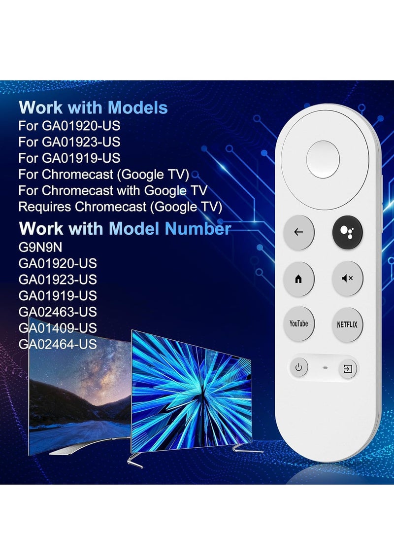 ELTRAZONE Universal Replacement Remote Control for Google Chromecast with Google TV (4K) - Voice Search Enabled (RC-BT1846-V1) - Image 4