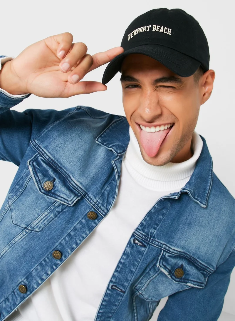 Seventy Five Newport Beach Curve Peak Cap