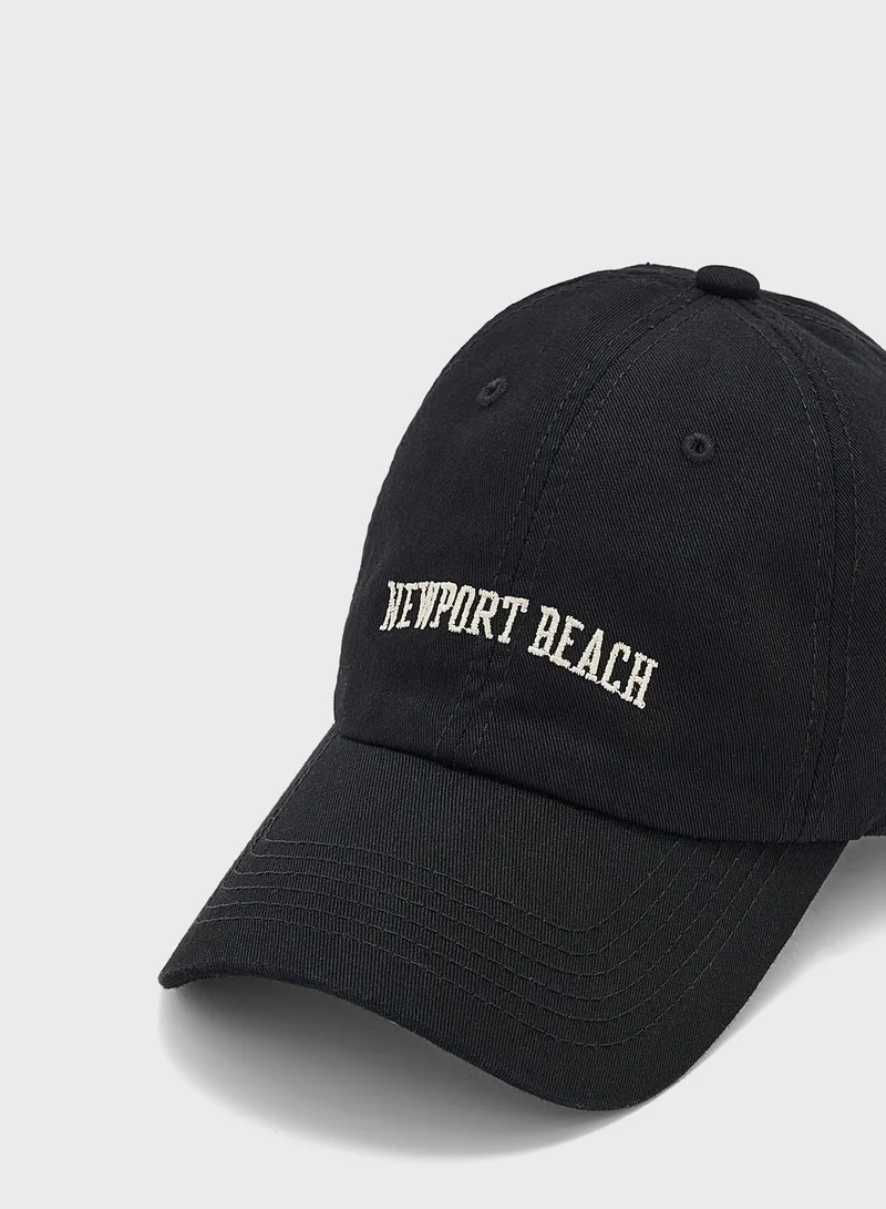 Seventy Five Newport Beach Curve Peak Cap