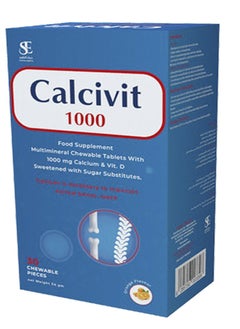 Science Experts Company Calcivit 1000 Chewable Tablets  - Image 4