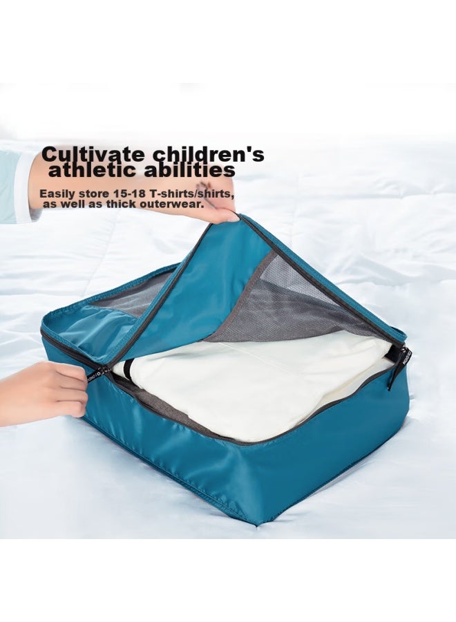 M Square M Square Travel Storage Bag, Clothes Organizer, Portable Packing Cubes, Luggage Organizer, Lake Blue, Xl  - Image 1