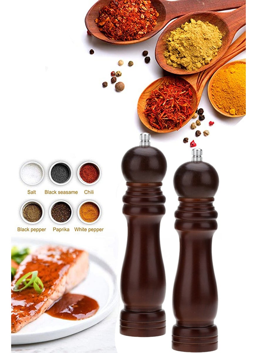 2-pack Black Pepper Salt Coffee Spice Grinder Wooden Manual Hand Grinder Salt Shakers 2 Pieces Brown - pzsku/Z24BC81CE6DD893738B47Z/45/_/1725725612/5378f1df-e264-47f3-8864-55eebc830d02