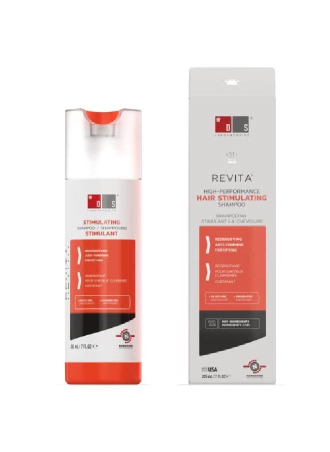 DS LABORATORIES - Revita Shampoo For Thinning Hair By Volumizing And Thickening Shampoo For Men And Women Shampoo To Support Hair Growth Hair Strengthening Sulfate Free Dht Blocker (205Ml) - Image 1