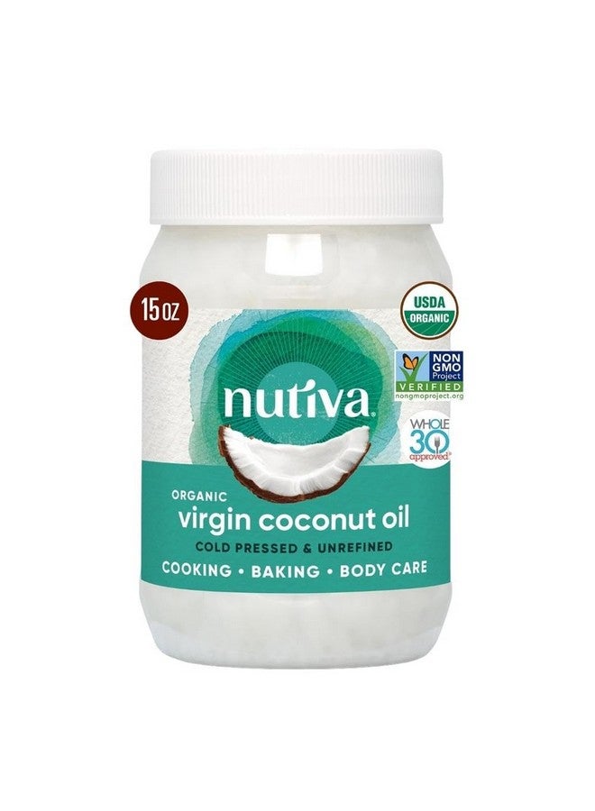 Nutiva, Organic Coconut Oil, 15 Fl Oz - Image 1