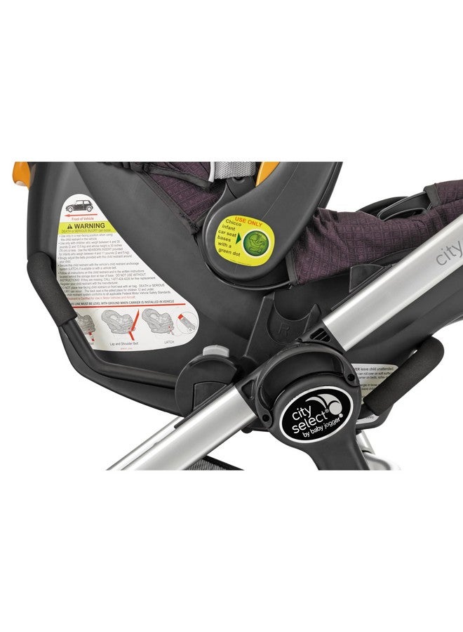 Baby Jogger Chicco/Peg Perego Car Seat Adapter for City Select and City Select LUX Strollers, Black - Image 2