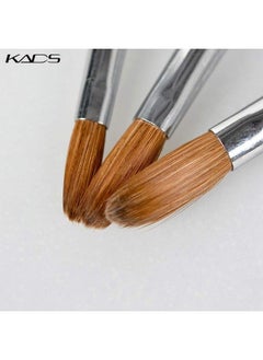 KADS Kolinsky Sable Acrylic Nail Art Brush Red Wood Pen Nail Brush For Nail Art Manicure Tool (8#)  - Image 5