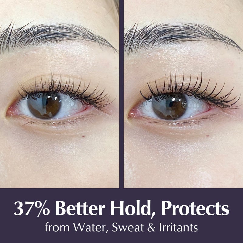 bl BL BL Lashes Black Diamond Lash Sealant for Eyelash Extensions | Overnighter Lash Sealer & Waterproof Coating for Retention & Aftercare (0.24 fl.oz, Black) - Image 3