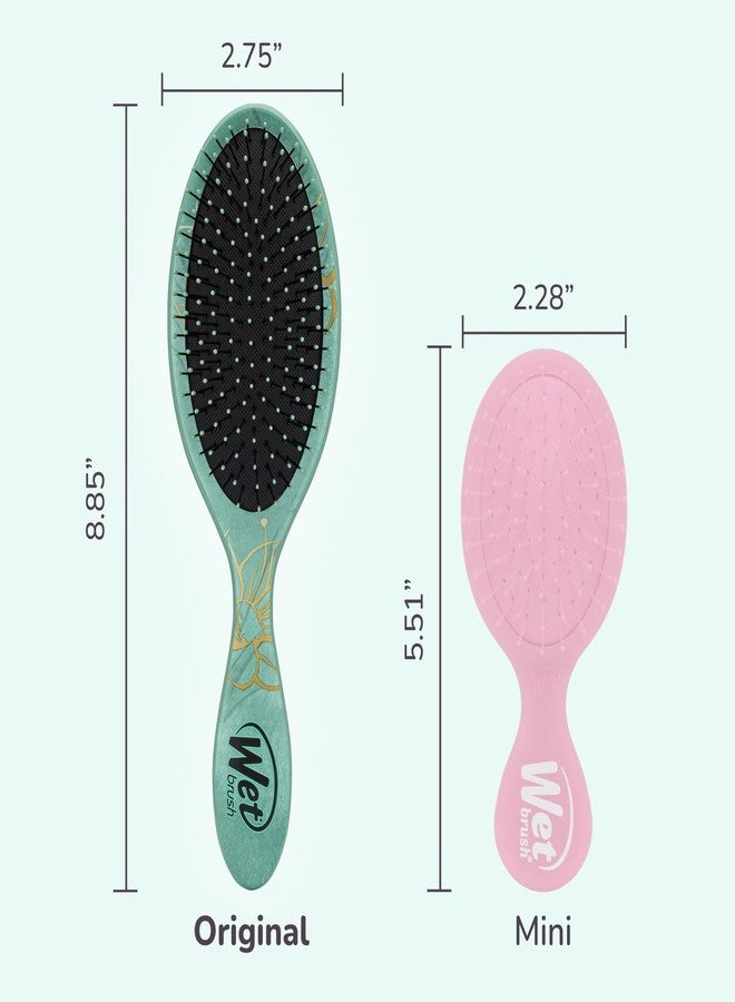 Wet Brush Disney Original Detangler Hair Brush, Tiana (Elegant Princess) - Ultra-Soft IntelliFlex Bristles - Detangling Brush Glides Through Tangles (Wet Dry & Damaged Hair) - Women & Men - Image 4