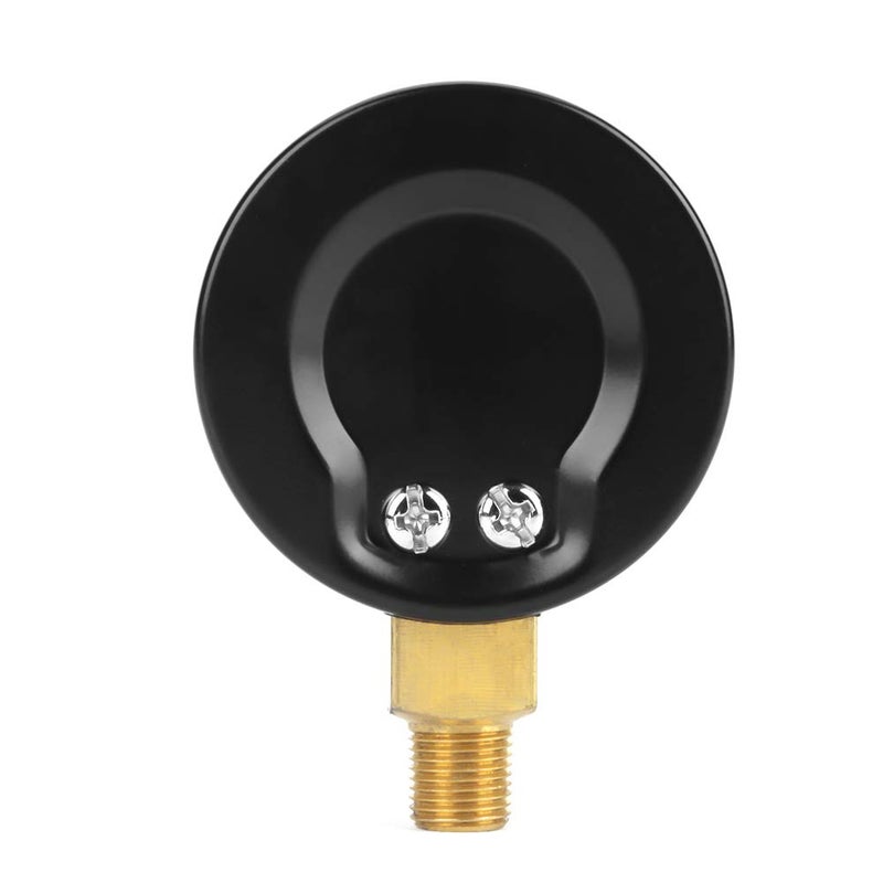 Dual Scale Psi Bar Pressure Gauge 0 200psi 1 8 NPT Metal Case for Water Air Oil - Image 5