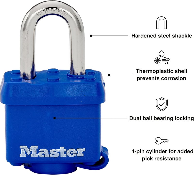 MasterLock 312D Weatherproof Padlock, 1 - Image 2