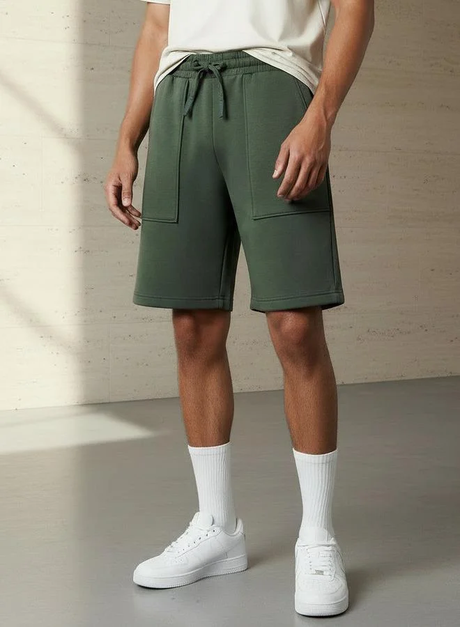 Love Pangolin Love Pangolin Men Panelled Shorts